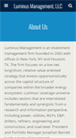 Mobile Screenshot of luminusmgmt.com